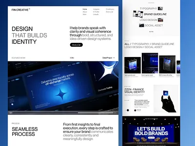 Design Agency Landing Page 3d animation branding company creative agency design digital agency graphic design illustration landing page logo modern portfolio product typography ui ux vector web design