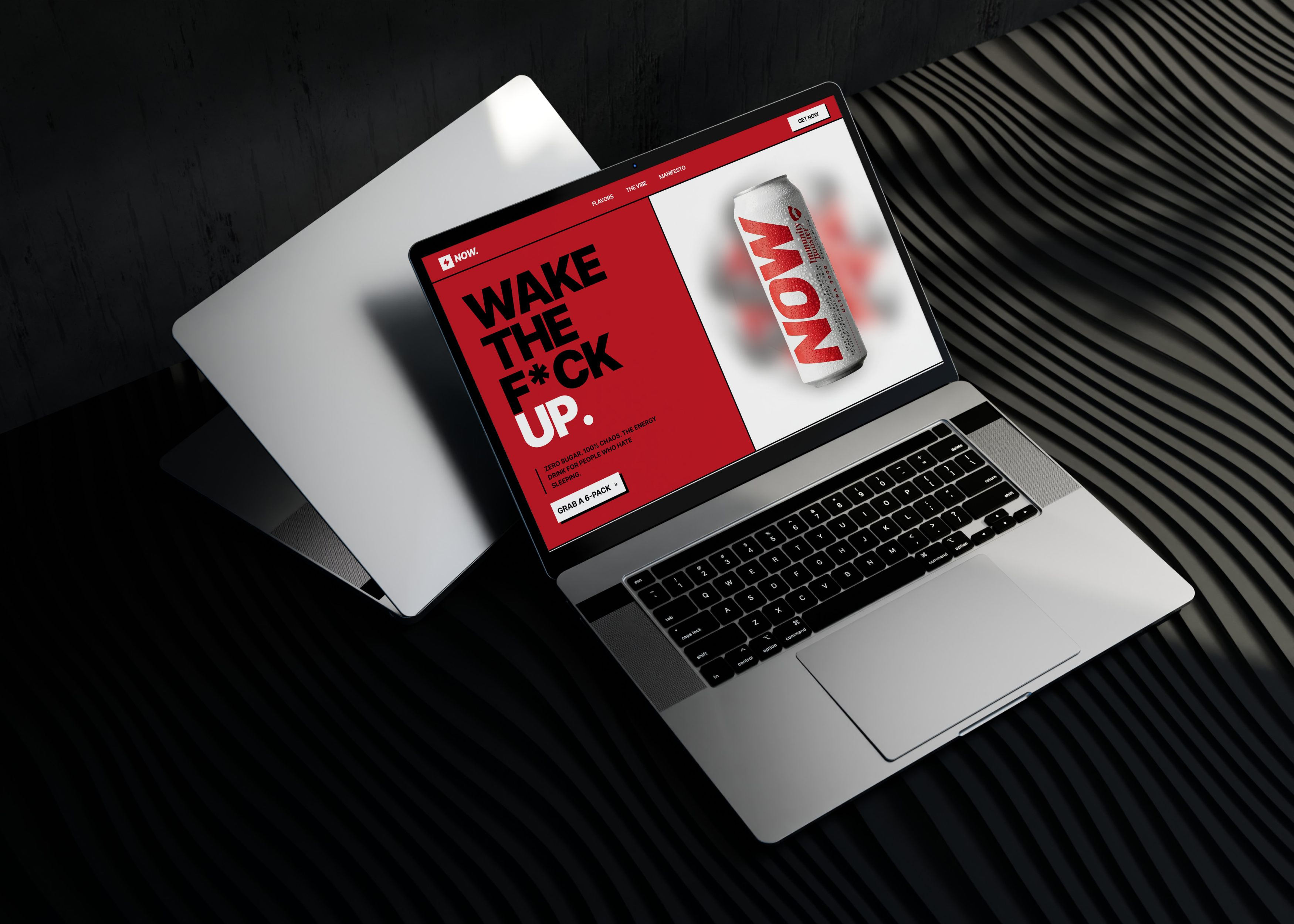 NOW – Energy Drink Web Concept | Next-Gen Hype Page app design branding coloraccentsdesign colortheorydesign componentdesign creativeweblayout digitalexperiencedesign graphic design immersivelandingpage patternbasedui prototypedesign responsive design trendywebui uiuxdesign user experience user interface visualhierarchy web design web ui wireframe