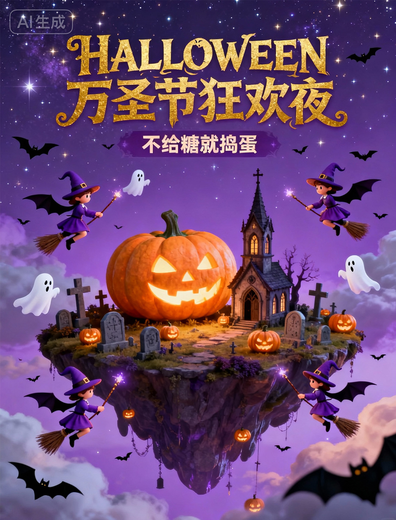 AlGCx Halloween creative poster animation cartoon design festival illustration poster