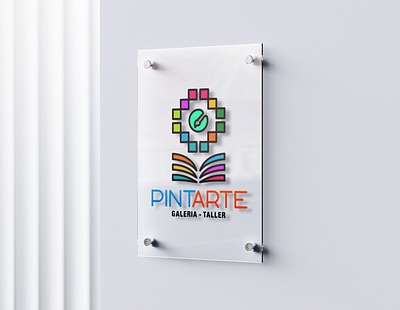 PINTARTE (IDENTIDAD VISUAL) (2021) art brand branding design flat graphic design icon identity illustration illustrator logo logo design minimal photoshop typography vector