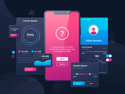 UI/UX Elements design ui ux
