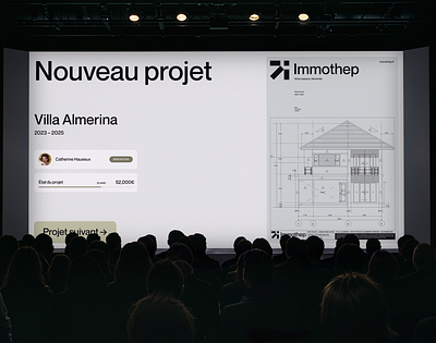 Immothep Concept — ​​​​​​​Brand Strategy agence nantes brand branding design graphic design identity illustration logo ui vector