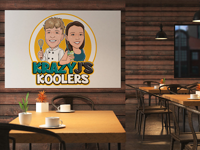 Custom Cartoon Portrait logo| Personalizes Cartoon Logo Design cartoon cartoon art cartoon logo cartoon portrait character graphic design illustration logo portrait portrait logo text logo