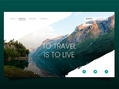 Travel agency web design web