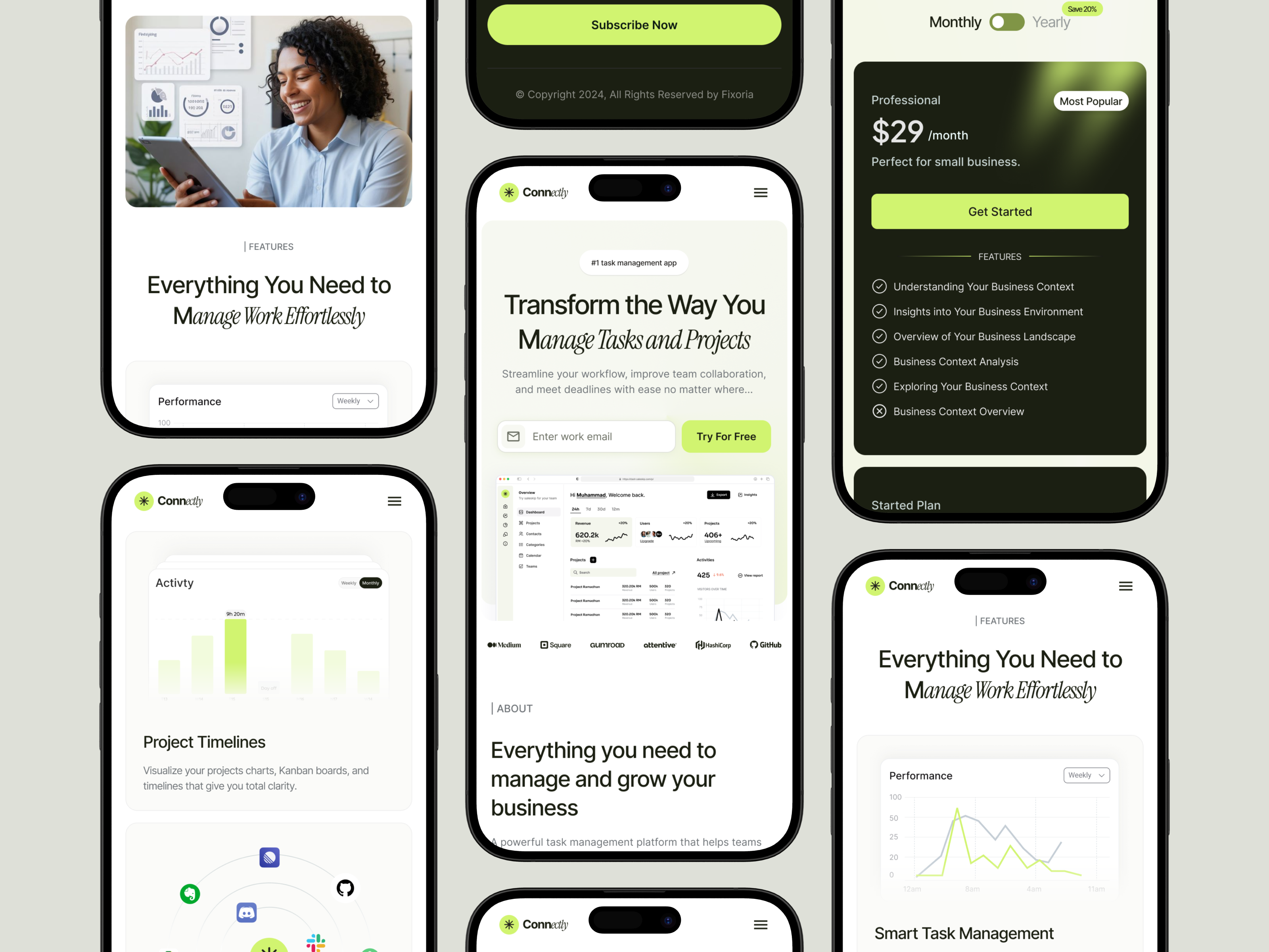 Example of Responsive Landing Page Design