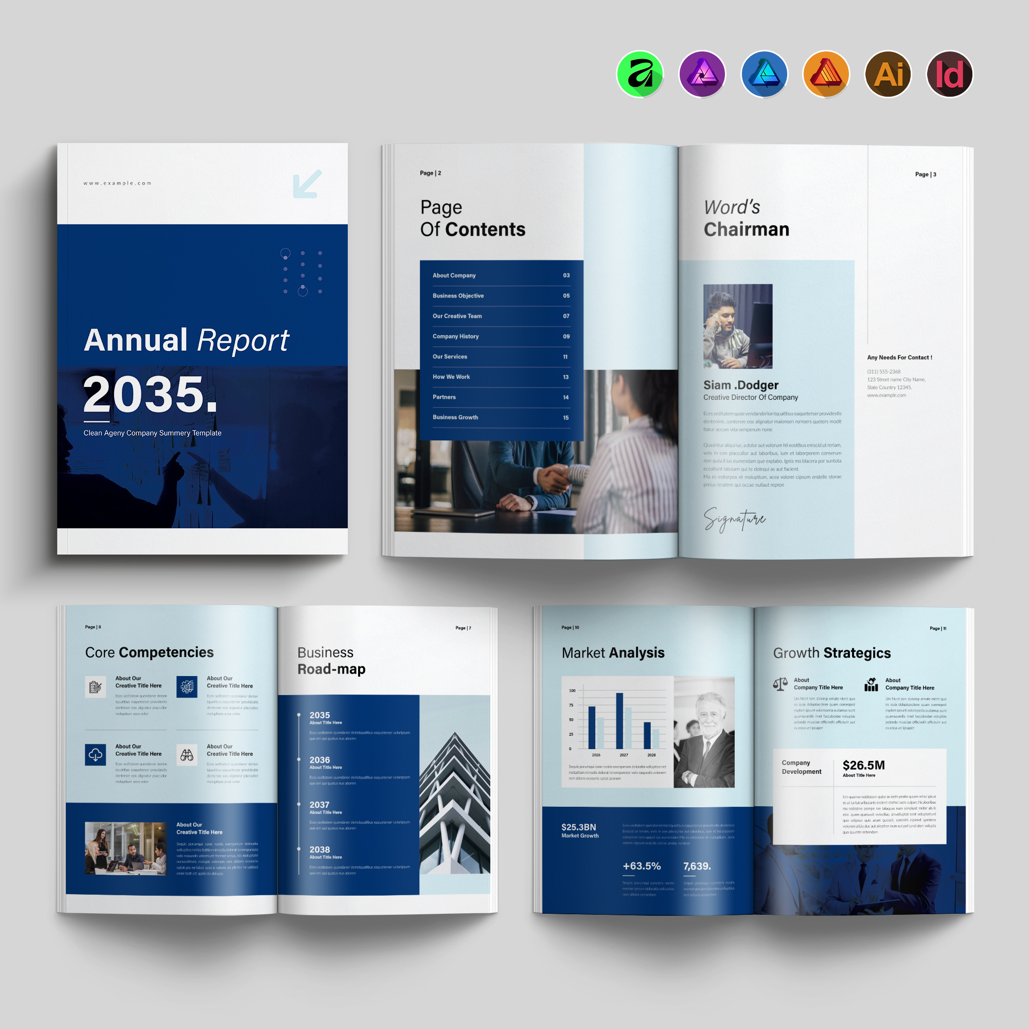 Annual Report Template 3d a4 agency animation annual report app architecture best branding brochure business corporate design graphic design illustration logo minimal motion graphics print viral