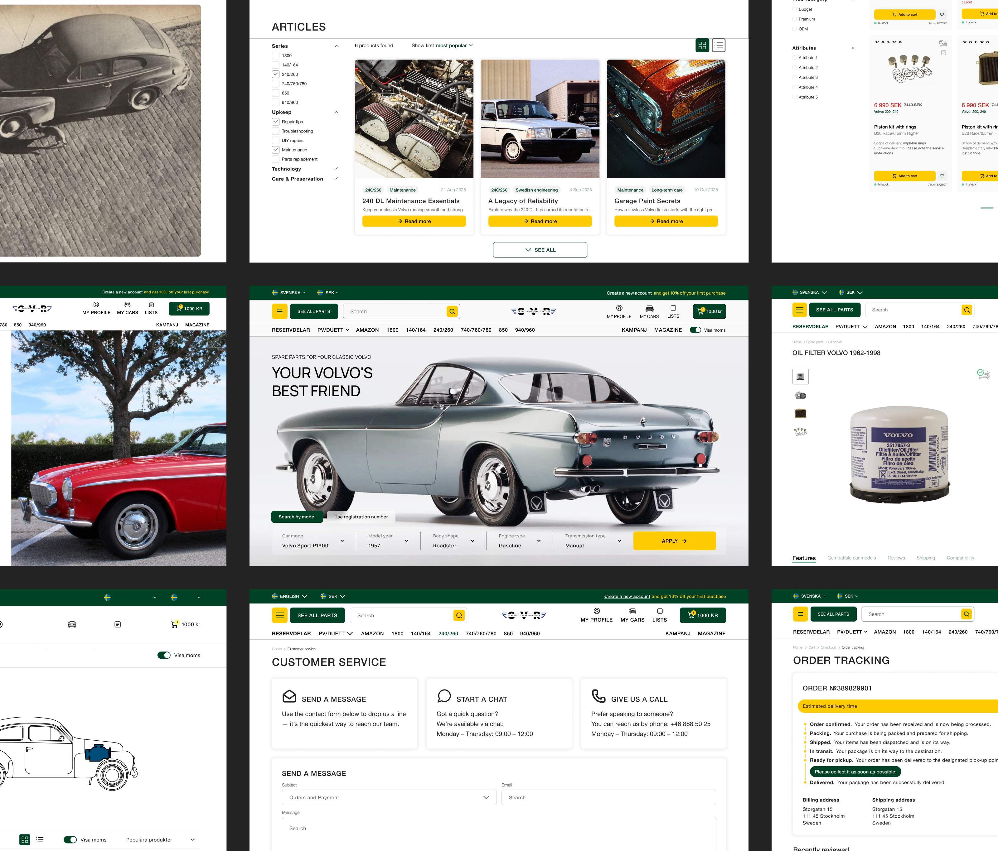Example of Website Development