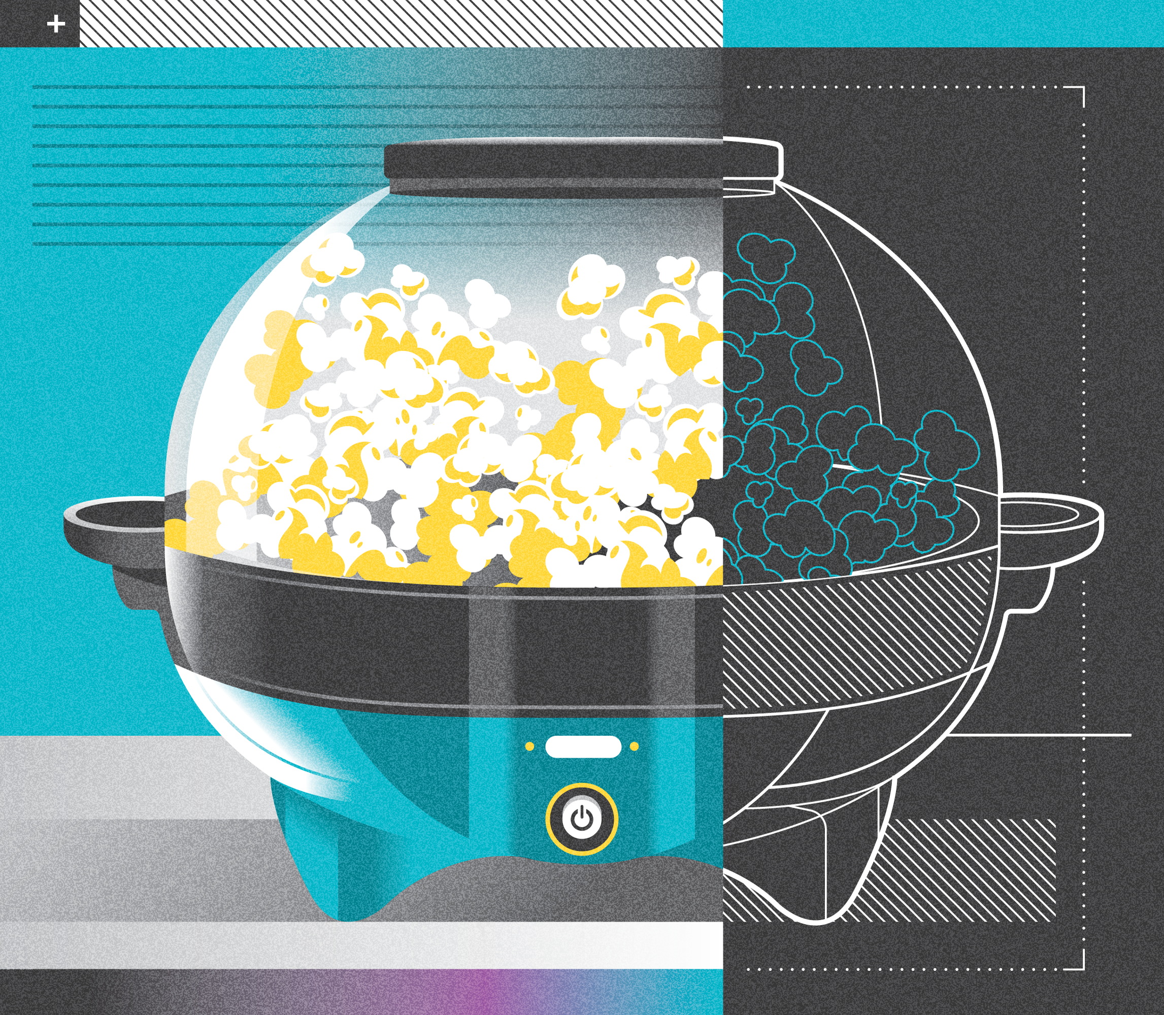 45 testing insights you need to know (Which?) illustration infographic maker popcorn