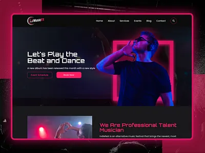 Music events website UI UX design and development appdesign dailyui designportfolio developer ecommerce figmadesign lightmodeui mobileapp mockup productdesign softwaredeveloper uidesigninspiration webapp webdesigner webdesignerlife webdeveloper webdeveloperlife websitedesigner websitedeveloper wireframe
