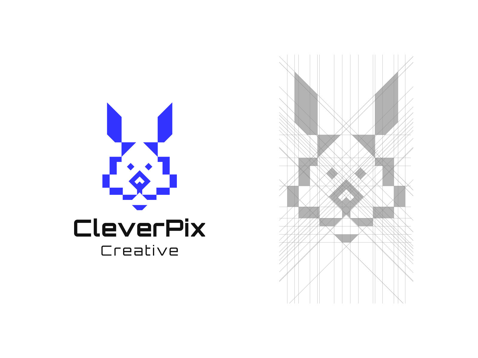 Modern Pixel Rabbit Logo for Digital Tech & Creative Services ai tools logo brandidentity branding coding logo coding school logo creative branding creative logo creative tech logo digital tech logo gaming logo logo logodesign logotype modern logo nft art logo pixel art logo rabbit logo tech branding tech logo web3 logo