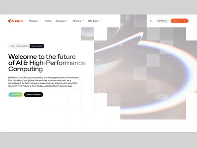 Cloud Service Website Design ai ai cloud artificial intelligence big data blockchain cloud optimization cloud platform cloud service cyber data data security data visualization devops landing page neural network saas software development storage tech design