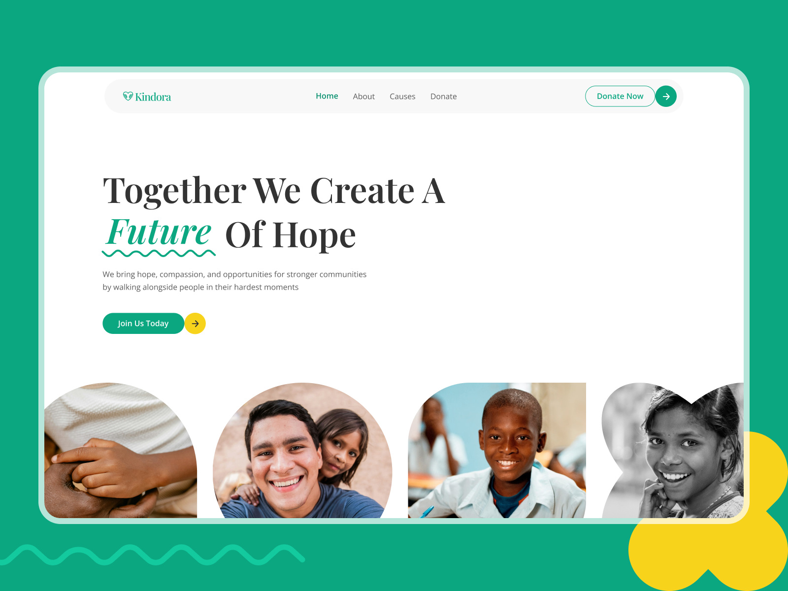 Kindora — Nonprofit, Charity, & Donation WordPress Theme agency theme branding design drag and drop multipurpose theme responsive design ui wordpress wordpress theme