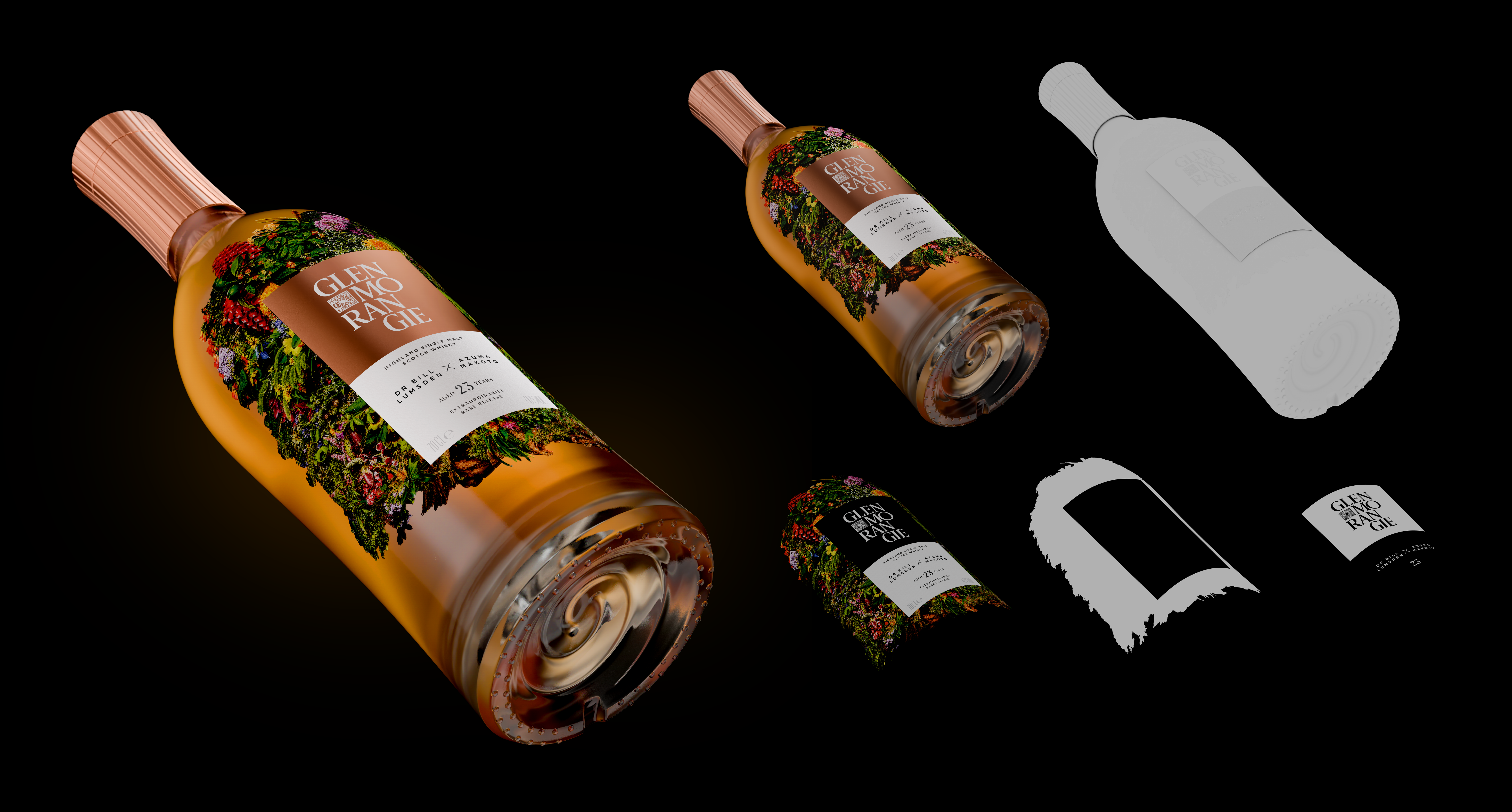 Glenmorangie 23YO | Product Visualization 3d glenmorangie product visualization whisky