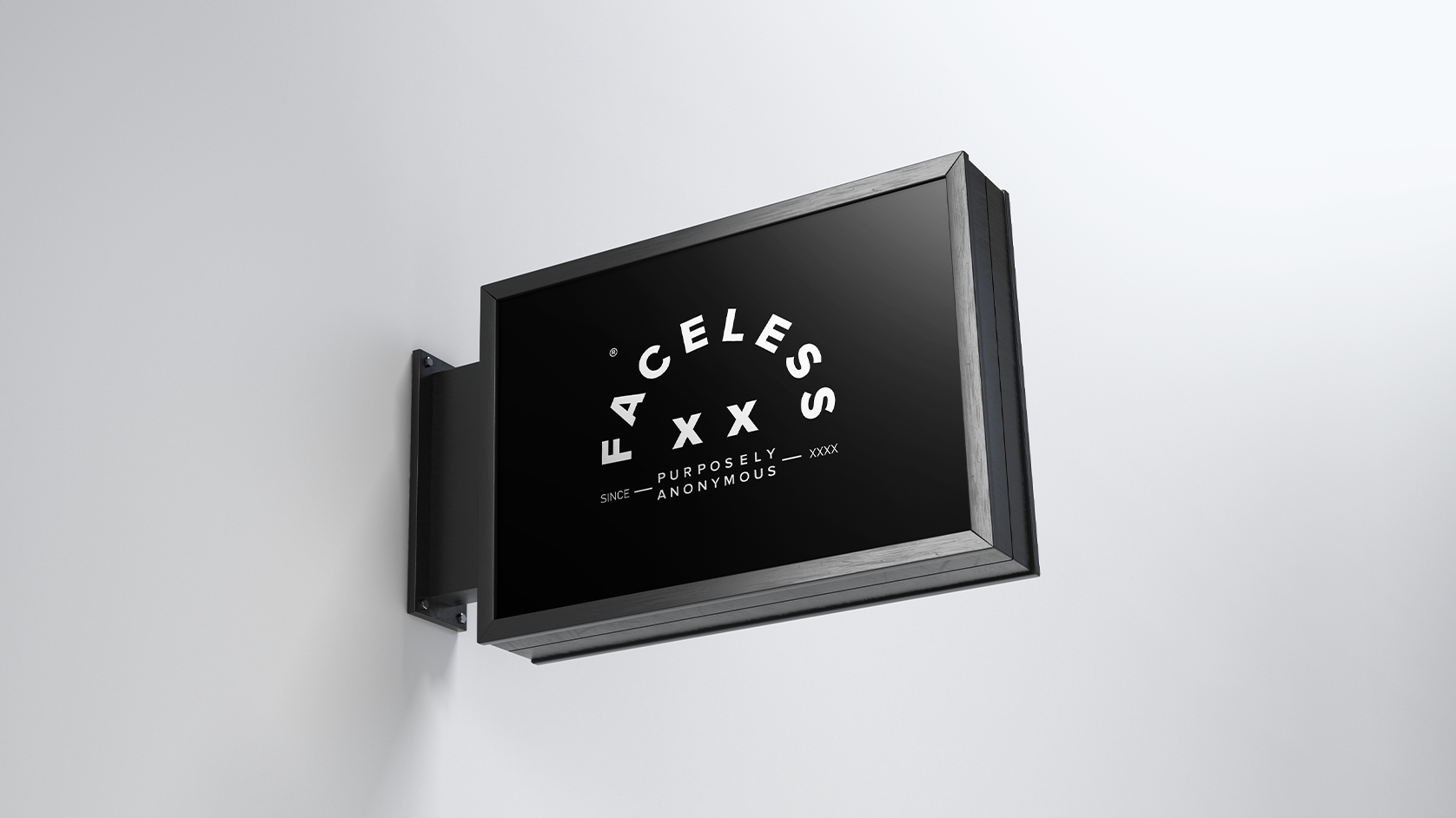 Faceless l Branding arabic typography branding clothes design faceless fashion graphic design typography