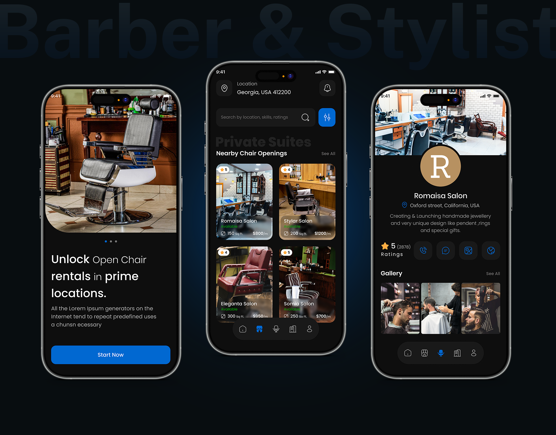 Example of Modern App UI Screen (Light & Dark Mode)