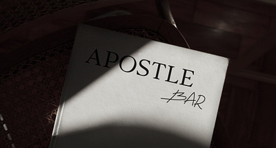 APOSTLE | BAR brand branding business card design graphic design identity illustration logo vector web website