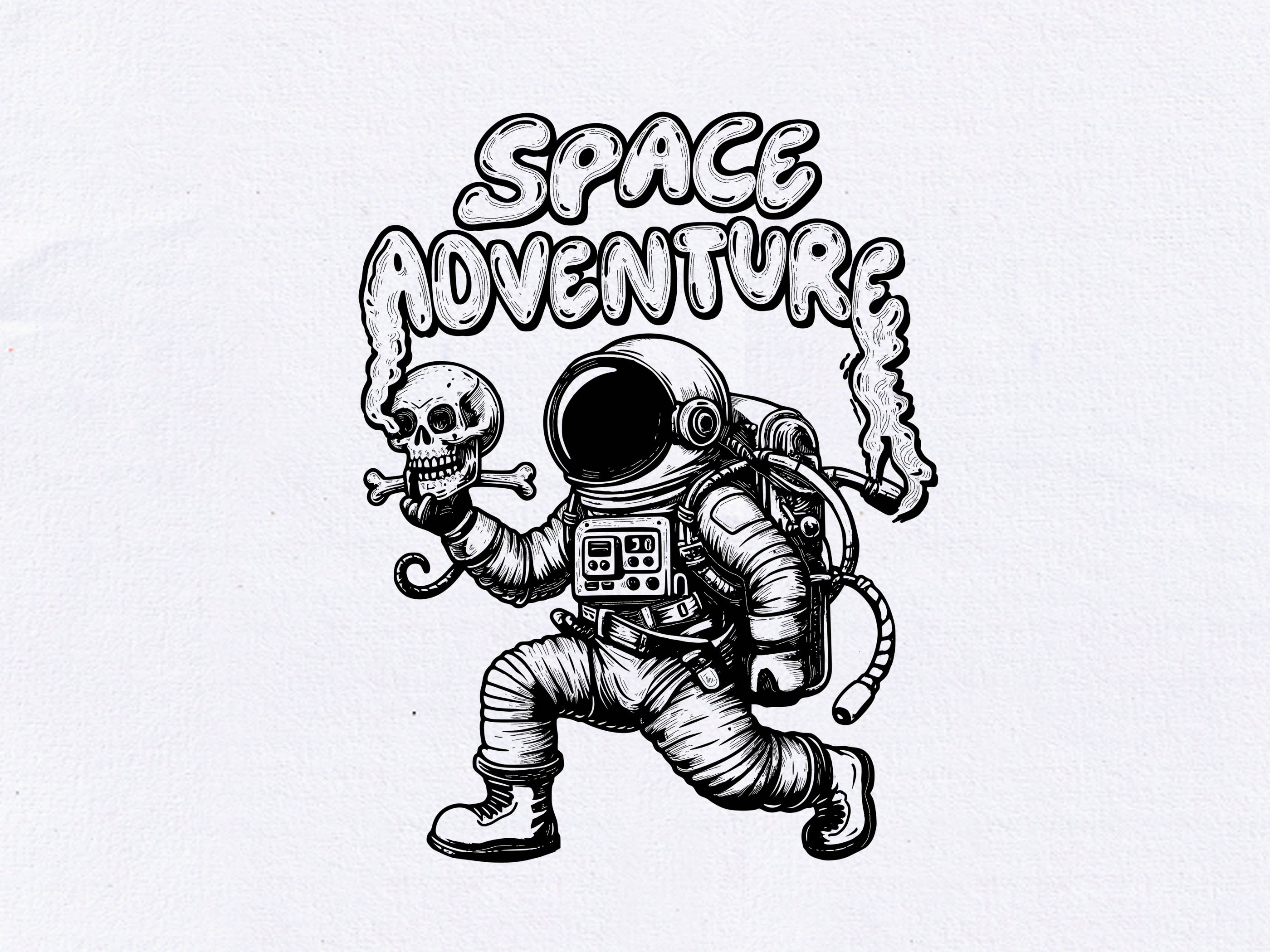 Example of Custom Hand Drawn Line Art Illustration