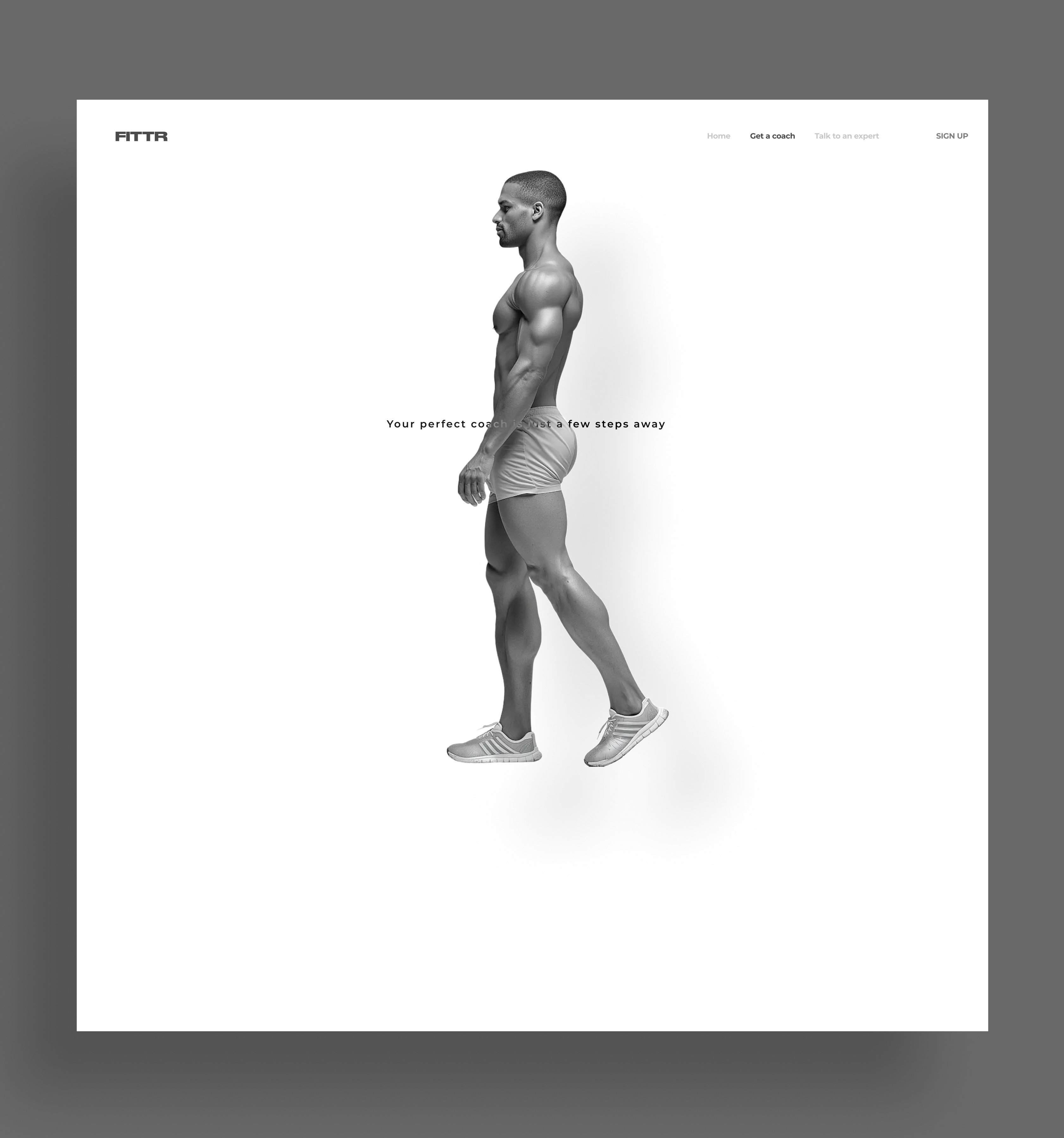 Fittr website redesign-Prototype 3d aesthetic animation branding design fitness graphic design gym minimalism modern motion graphics nutrition portfolio startup studio training ui ux website workout