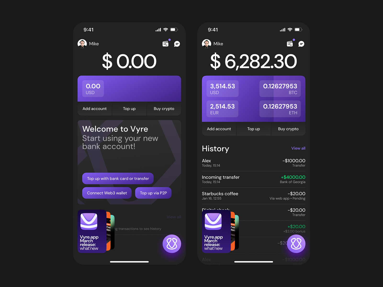Money transfer app app crypto finance ios money p2p ui ux wallet