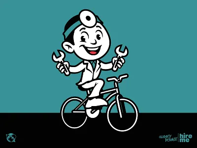 Bike Mascot bike character design design graphics illustration mascot t shirt design tee design vector vector design