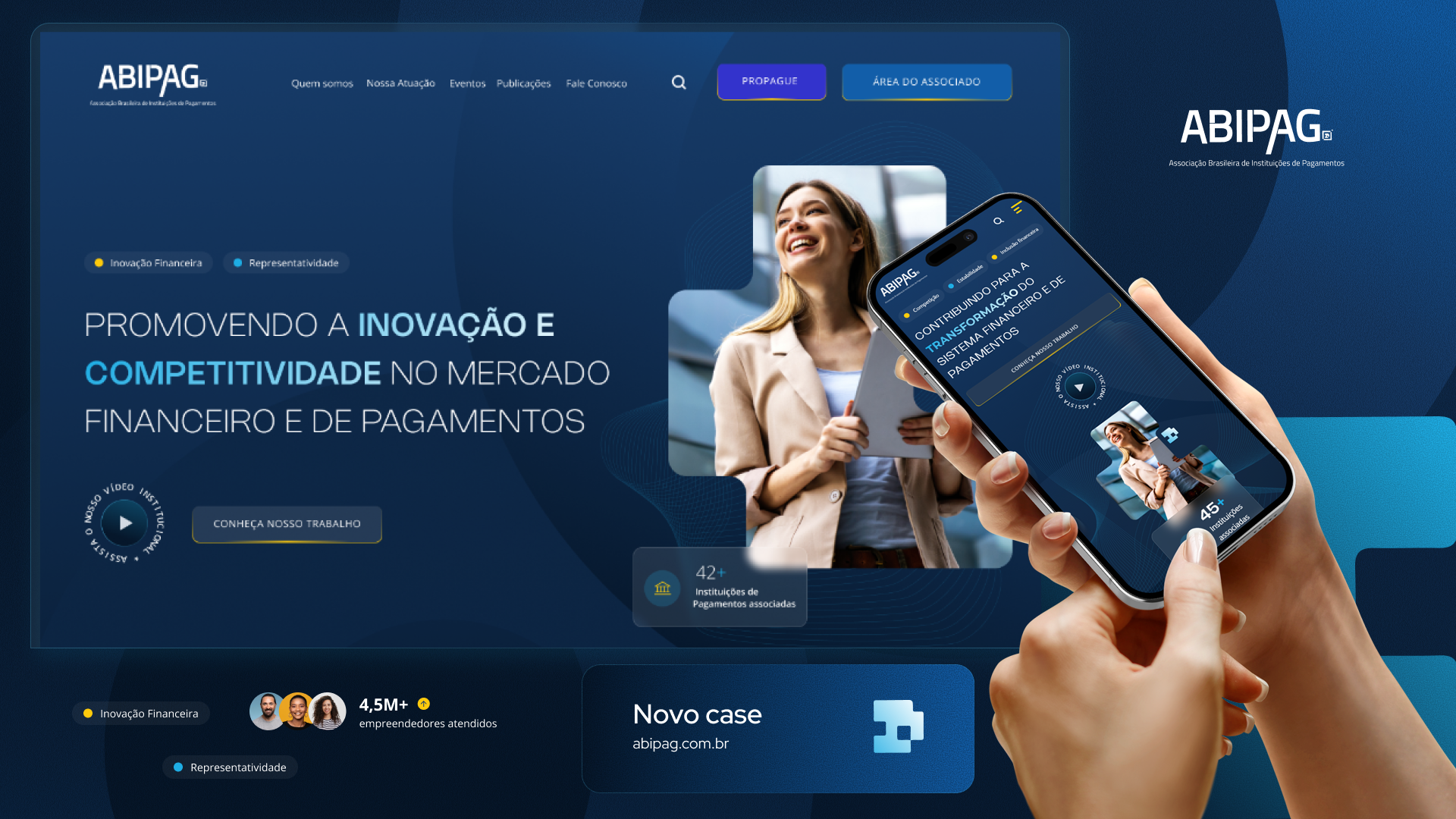 ABIPAG Website bank banner business cleancorporate corporate figma finance fintech glassmorphism inspiration portal service uidesign uiux velx web web design website wordpress