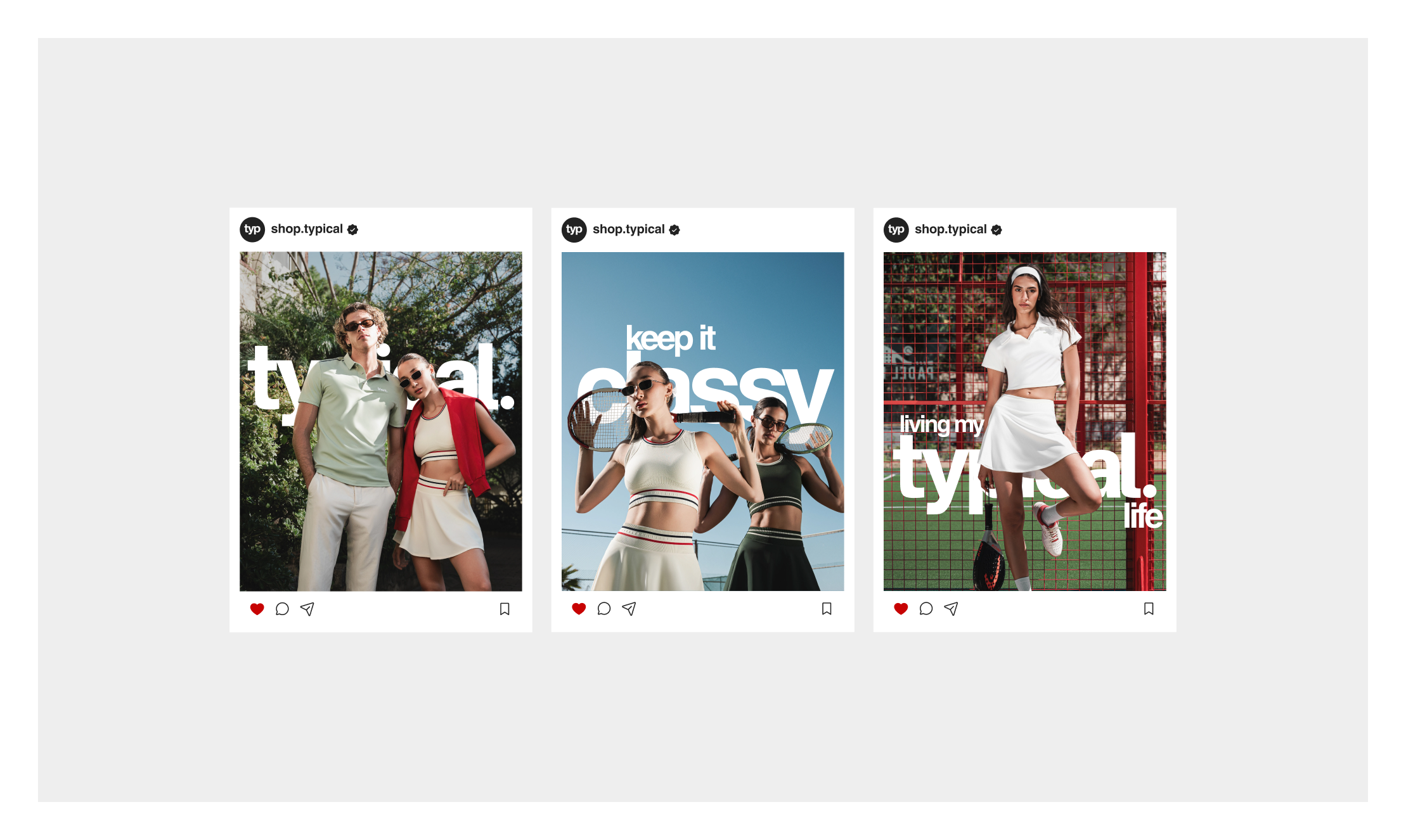 Typical || social media posts brand guideline branding clothing brand creative posts fashion fashion design graphic design instagram postes posts social media social media design social posts