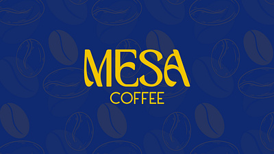 MESA COFFEE Wordmark Logo brand identity brand logo branding cafe cafe branding coffee custom design identity label logo logo design logotype loog lgoo lgo modern restaurant simple typeface typography wordmark