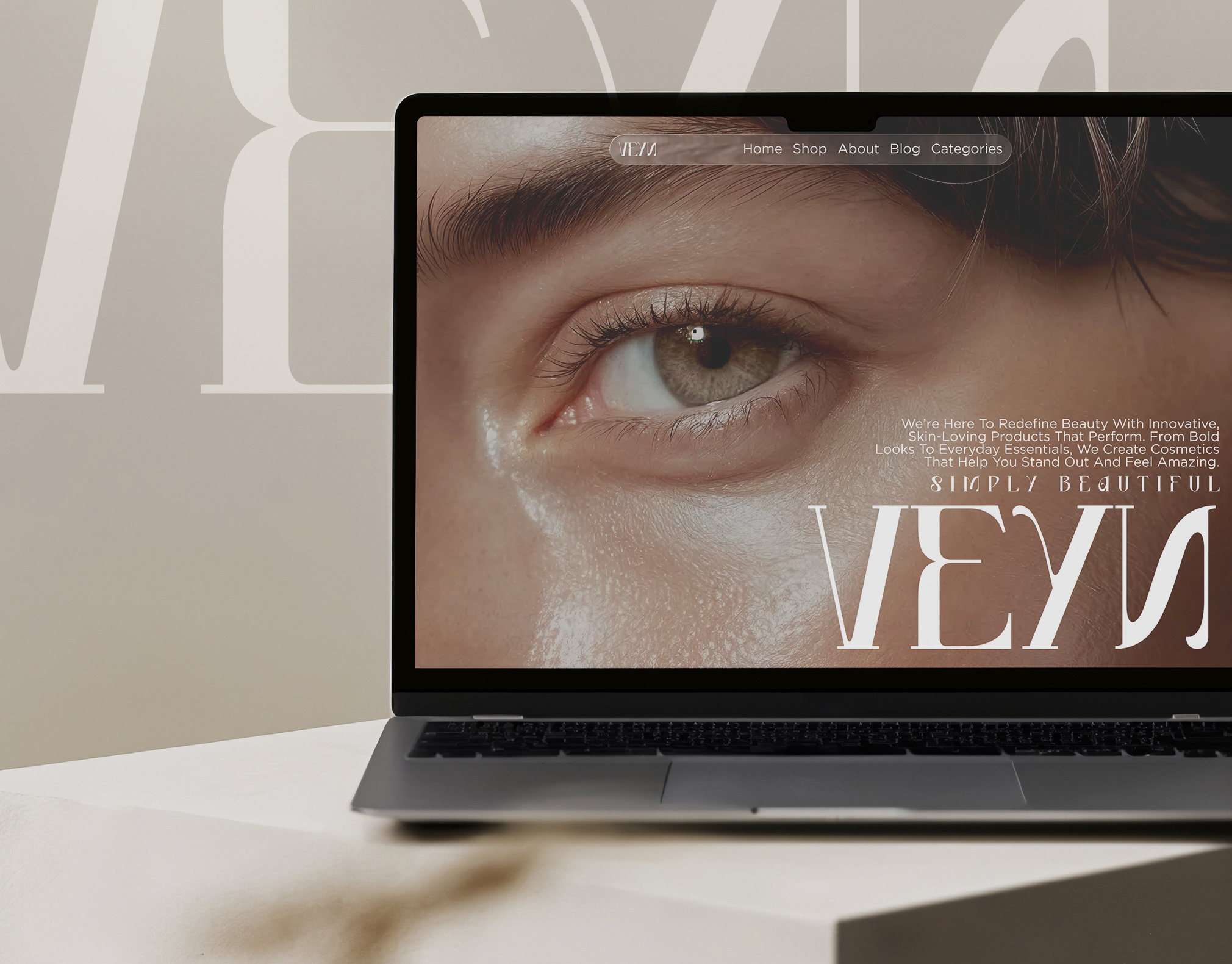 VEYN | Minimal & Immersive E-Commerce UI Design aesthetic web design branding cosmetic website design creative design creative web layout ecommerce landing page ecommerce website figma design graphic design landing page design logo modern design shopify design ui ui design ux design webflow website website design wordpress developer