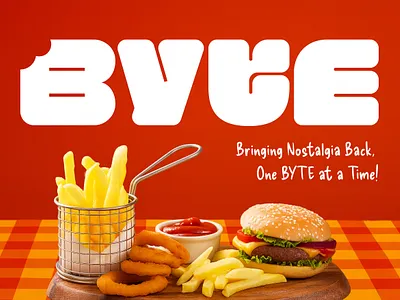 BYTE | A Fresh Take on Fast Food Design | Visual Identity brand design branding food food brand graphic design logo minimal design retro design street food visual design