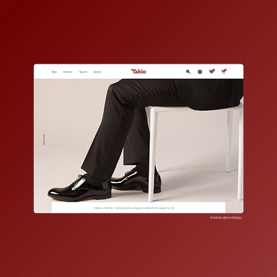 Tabio | Japanese Sock Company adobe xd desktop ecommerce flat ui interaction interaction design