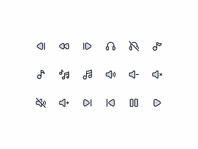 Media icons | 10K+ figma icon library. backward devices forward headphones hugeicons icon icon design icon library icon pack icon set iconography icons illustration music pause play previous vector