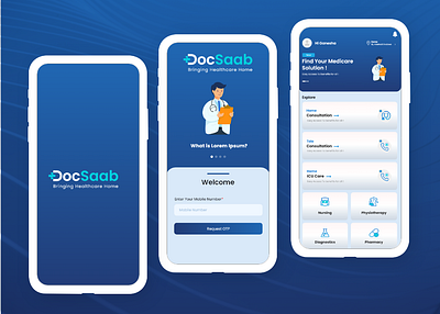 Doctor Consultation App – UI/UX Case Study app branding design graphic design illustration logo motion graphics ui ux vector