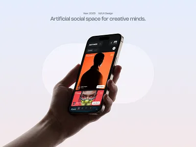 Artificial social space for creative minds. ai artificial intelligence design esports game logo media social ui ux website