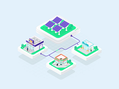 Energy Lottie animation after effects animation energy isometric motion motion graphics
