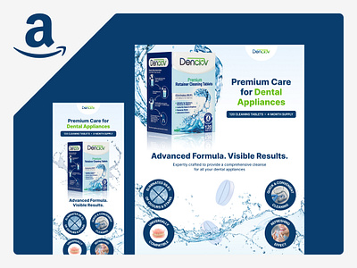 Premium A+ Content for Retainer Cleaning Tablets amazon a content amazon a plus content amazon ebc amazon plus content amazon premium a content ebc on amazon ecommerce listing design