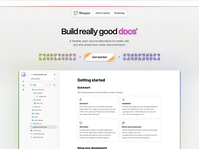 Landing hero subtle animation animation figma hero landing ui web