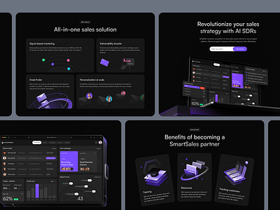 All-in-One Sales Platform analytics fintech outcrowd platform saas statistic ui ux web design