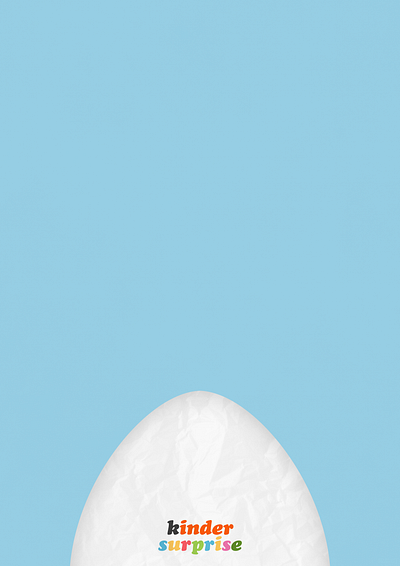 Kinder Egg | Typographical Poster egg font graphics illustration minimal poster serif shape simple text