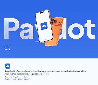 Fintech Wallet & UX Case Study app blue case study inspiration portfolio ui ux