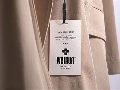 Wairua - Logo & Brand Identity apparelbranding brand identity branding brandstrategy fashionlogo graphic design logo visual idenity