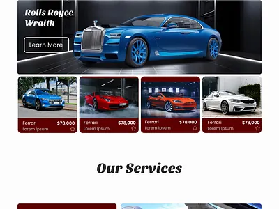 Find Your Dream Car – Website UI/UX Design automotive creative web design dream car dribble interaction design ui design user experience ux design vehicle marketplace web design