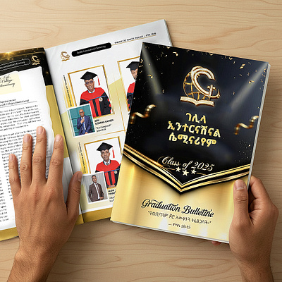 Graduation Magazine / Bulletin Design – College Commencement bookletdesign collegedesign commencementprogram editorialdesign graduationbulletin graphicdesign indesign layoutdesign magazinedesign printdesign