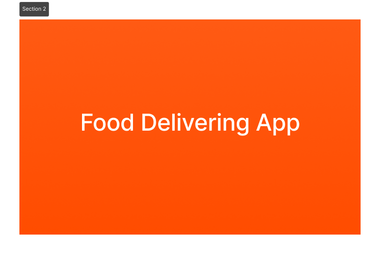 Food Delivery App