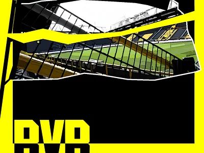 SIGNAL IDUNA PARK- BVB borussia dortmund football stadium graphic design illustrator photoshop poster signal iduna signal iduna park soccer soccer stadium