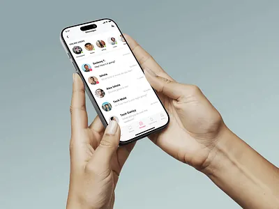 Clean and intuitive chat interfaces figma mobile app pro product design ui