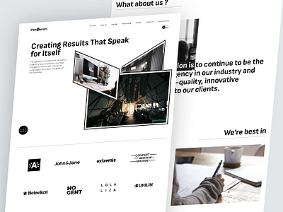 Mekanism - Digital Agency Landing Page Website agency design digital homepage landing page ui ux website