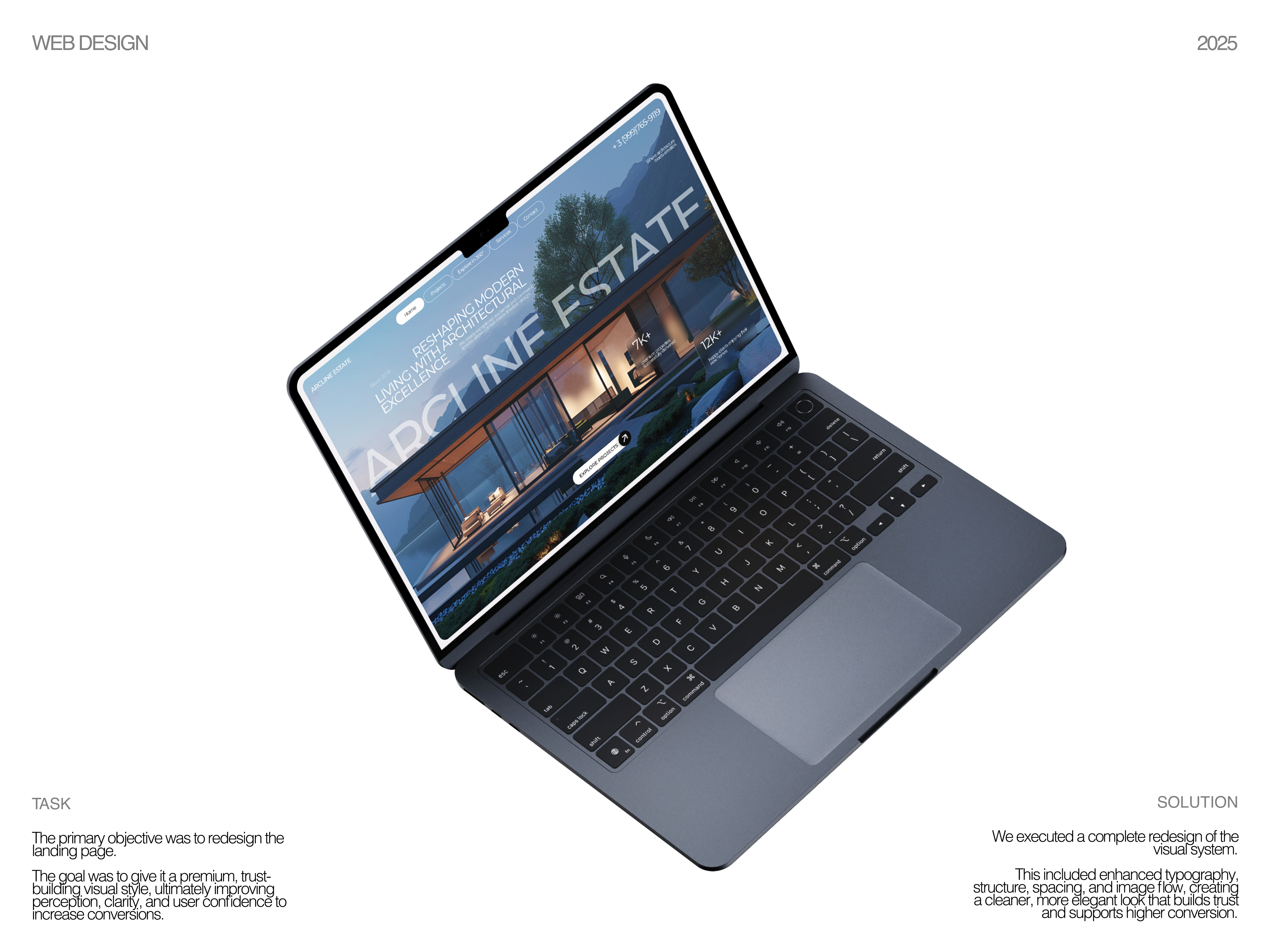 Example of Website Design & Development