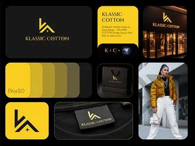 KLASSIC COTTON — Timeless Fashion Brand Identity apparelbranding brand identity branding clothinglabeldesign clothinglogodesign design diamondreflection eleganttypography fashionbranding graphic design klassiccotton kplusclogo luxuryapparel luxurypackaging minimal minimalfashionlogo modern modernbrandidentity premiumbranddesign