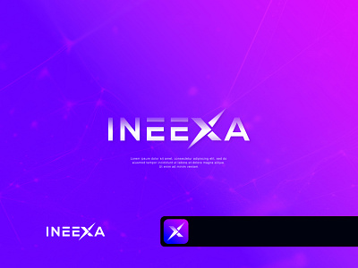 Ineexa Logo brand logo branding design font logo font x logo graphic design ineexa ineexa logo ineexa logos letter logo letter mark letter mark logo letter x letter x logo logo typography x branding logo