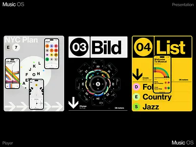 NYC Music OS ai dashboard design homepage illustration interface ios iphone map mobile os